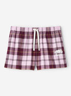 Short de pyjama &agrave; carreaux pour femme
