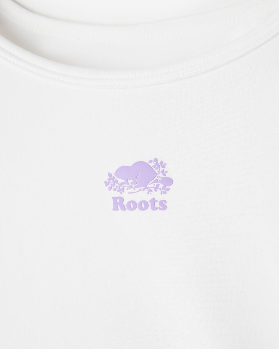 T-shirt sport &agrave; ourlet tulipe ajust&eacute; pour filles