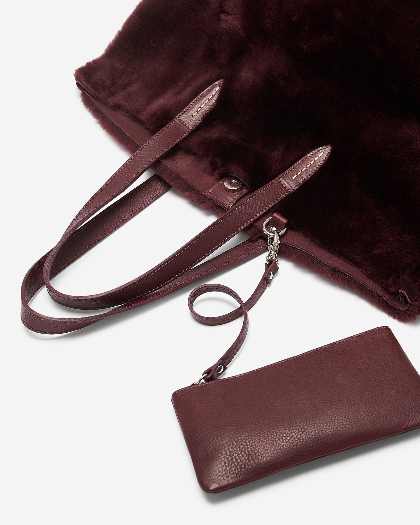 Shearling Carryall Tote