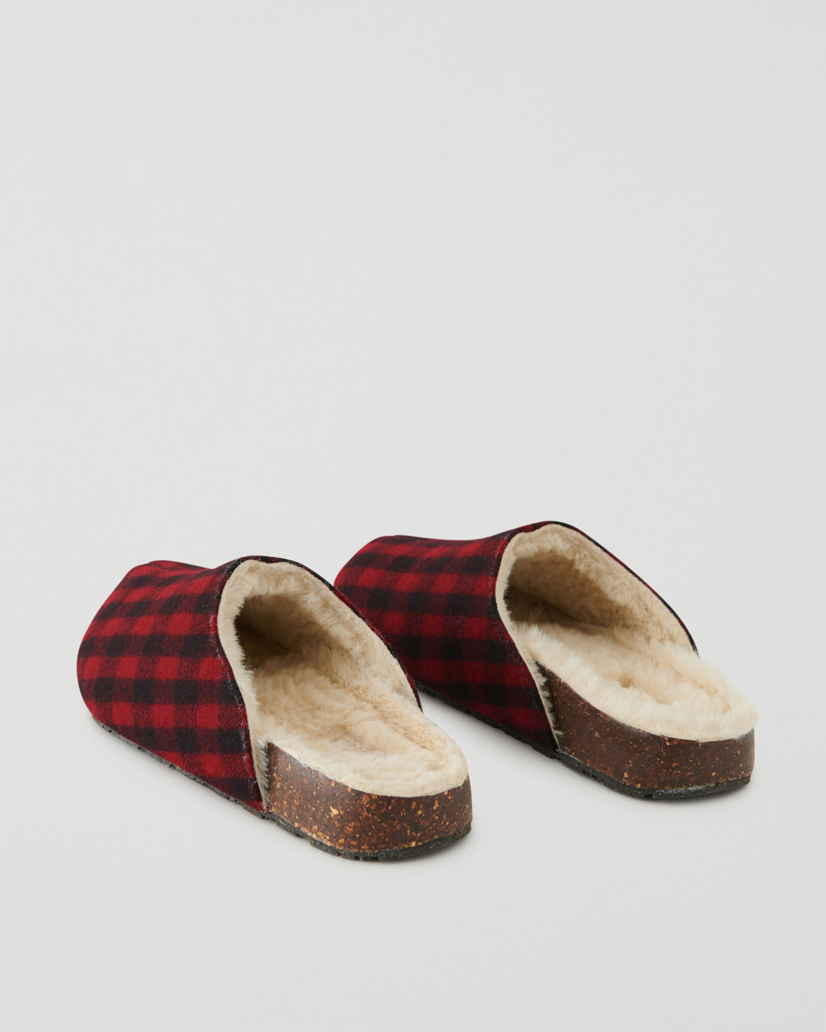 Plaid mule hotsell shoes