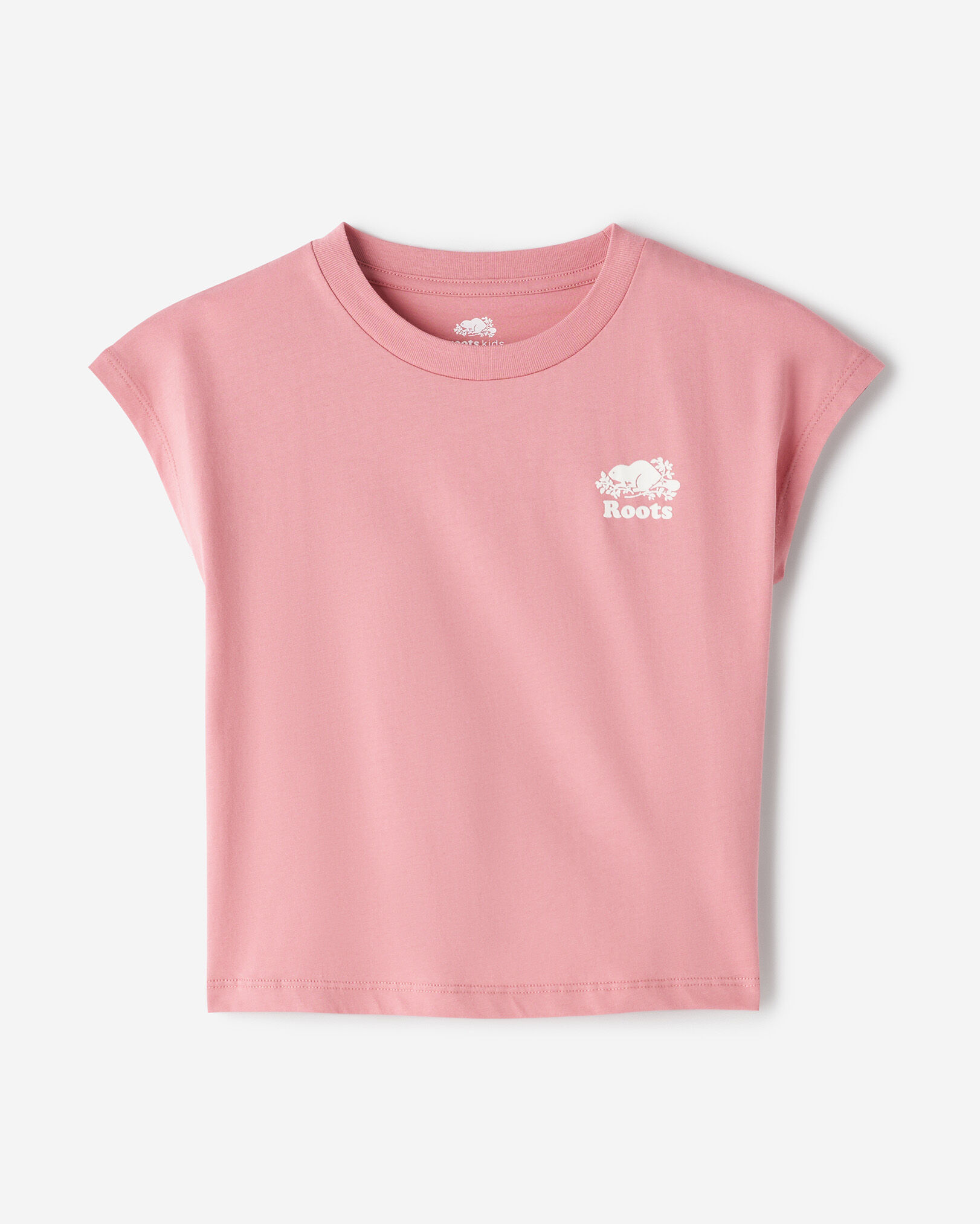 Girls Sleeveless Boxy T-Shirt