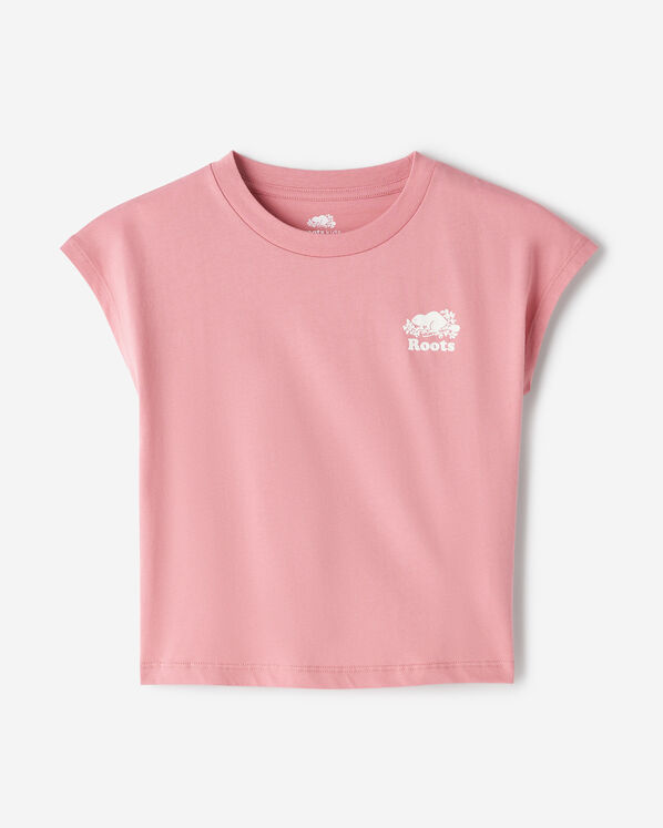 Girls Sleeveless Boxy T-Shirt