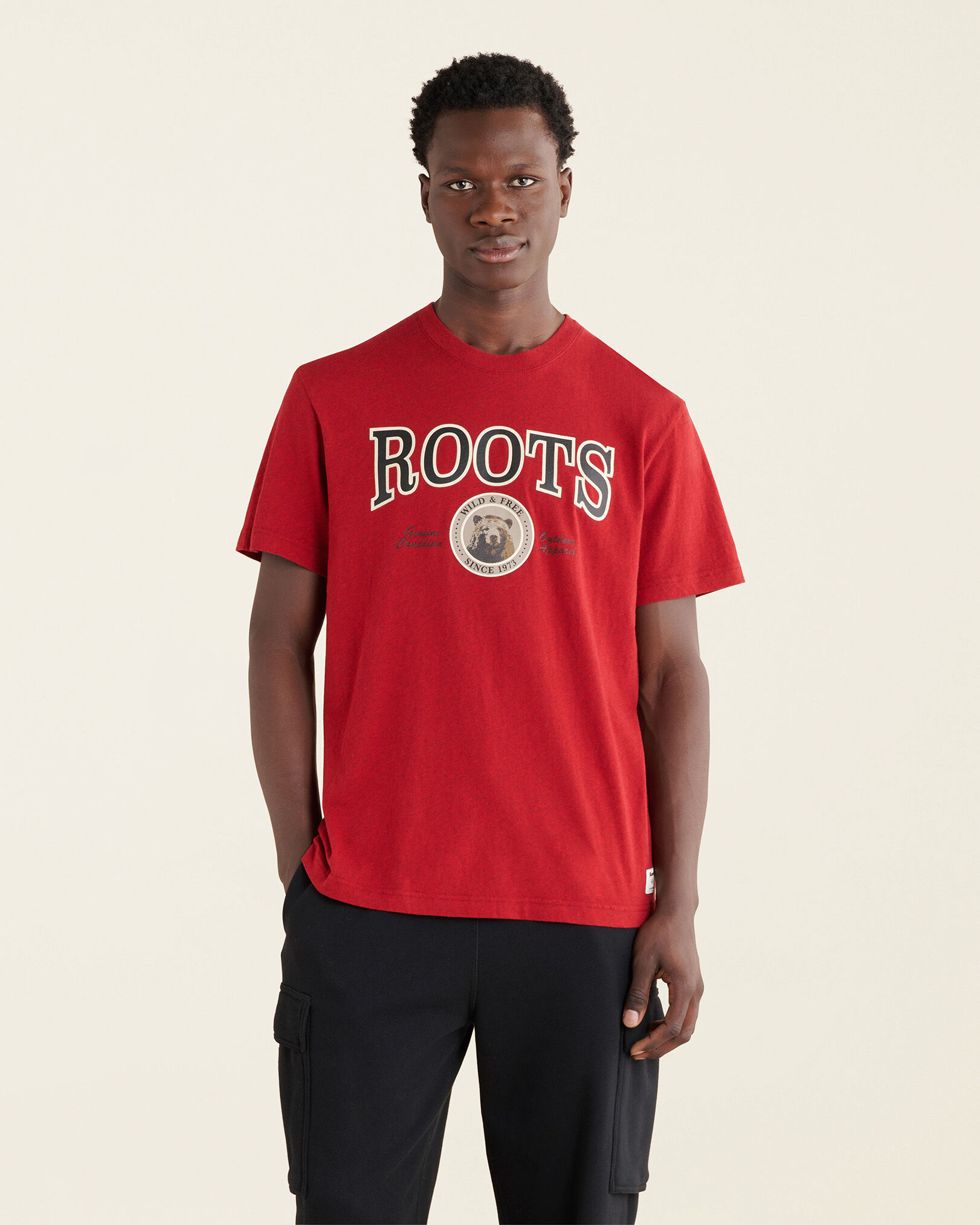 Cotton jersey graphic sales tee