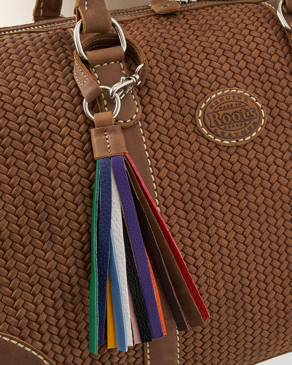 Rainbow Tassel Key Fob
