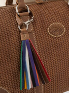 Rainbow Tassel Key Fob