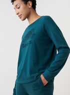 T-shirt à manches longues Cooper le castor en coton bio pour femme