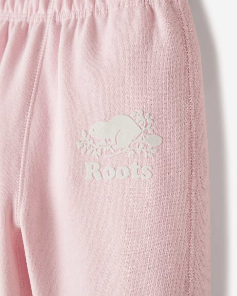 Pantalon original en molleton de coton bio Roots pour bébés