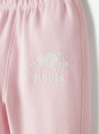 Pantalon original en molleton de coton bio Roots pour bébés