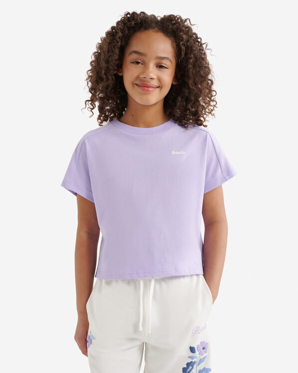 T-shirt ample en molleton Nuage estival pour fille