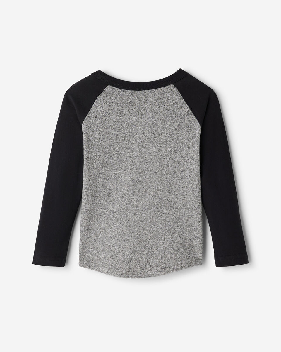 T-shirt style baseball Cooper en coton bio pour tout-petits