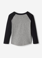 T-shirt style baseball Cooper en coton bio pour tout-petits