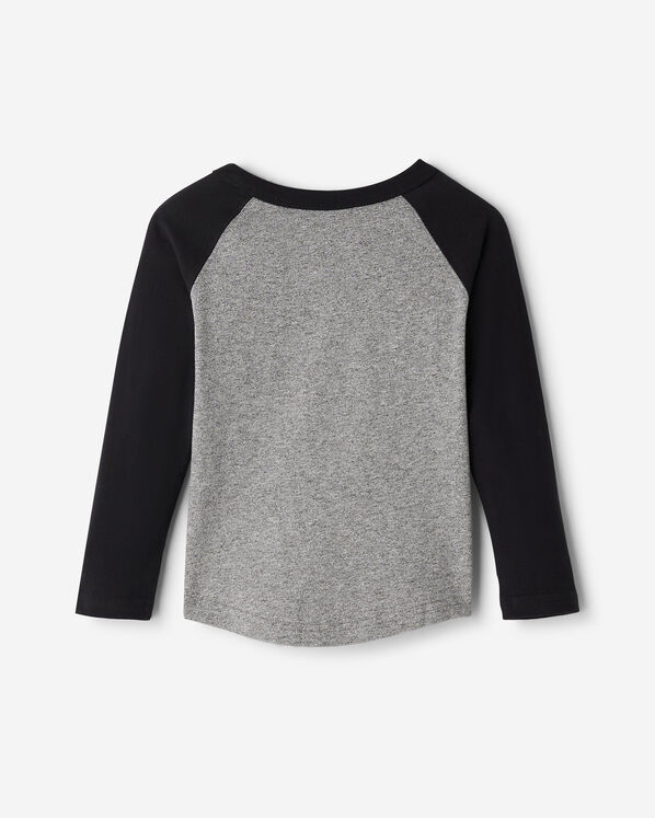 T-shirt style baseball Cooper en coton bio pour tout-petits