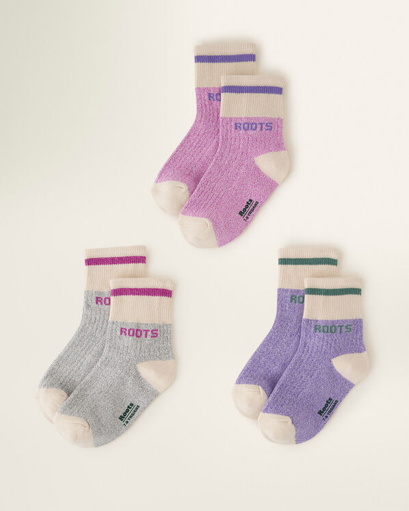 Kid Cabin Ankle Sock 3 Pack