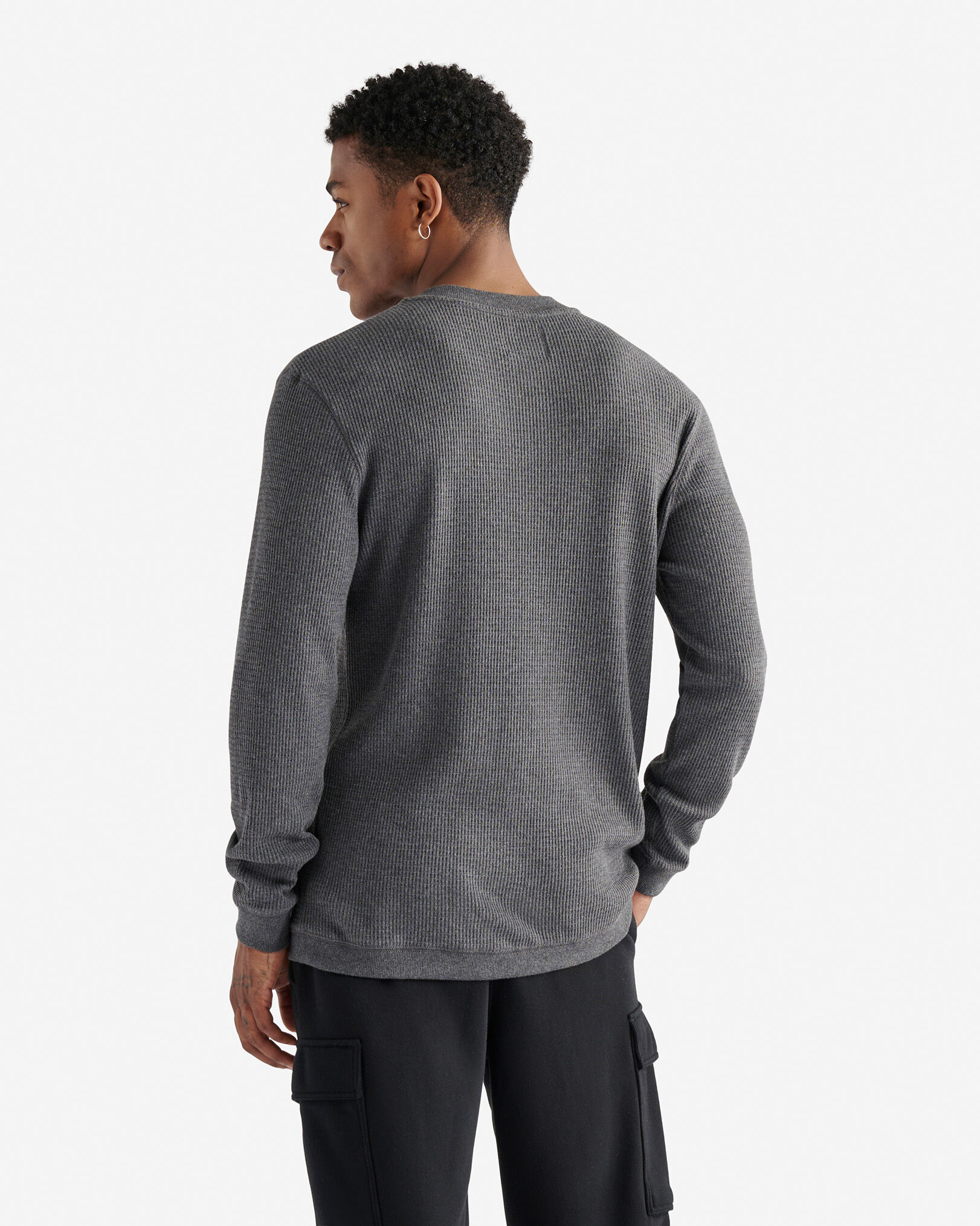 Waffle Long Sleeve Henley