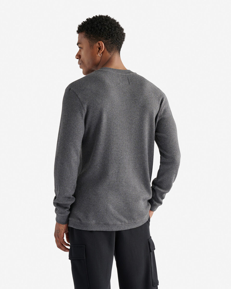 Waffle Long Sleeve Henley