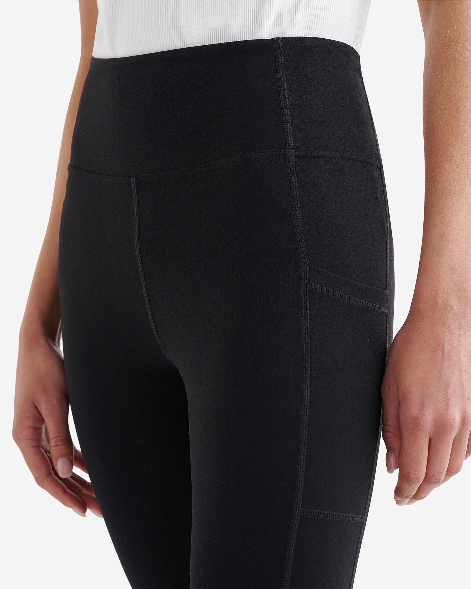 Lululemon crop leggings with side pockets hotsell