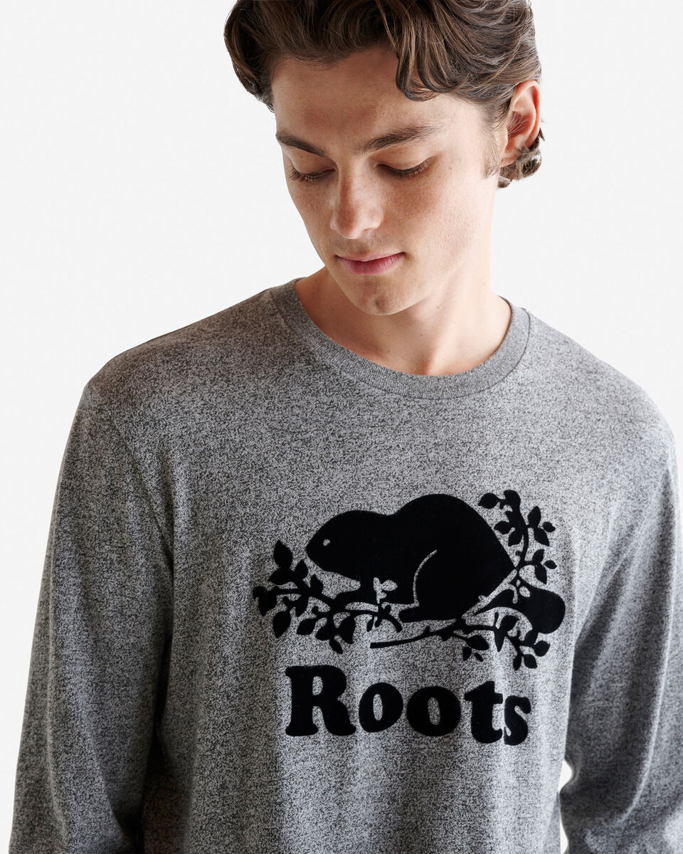 Mens Organic Cooper Beaver Long Sleeve T-shirt
