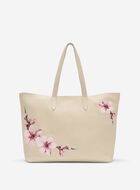 Floral Carryall Tote Cloud