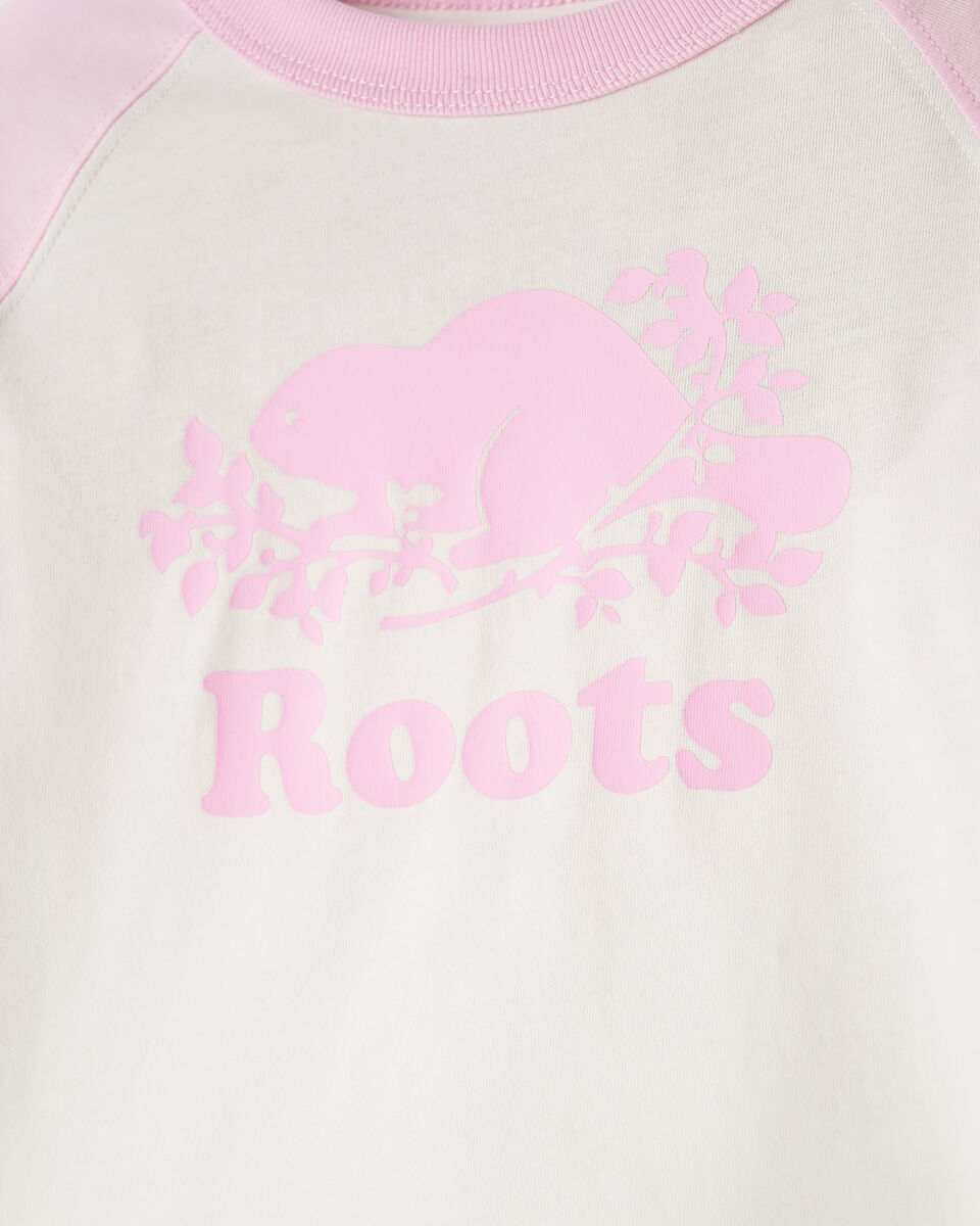 T-shirt style baseball Cooper en coton bio pour tout-petits