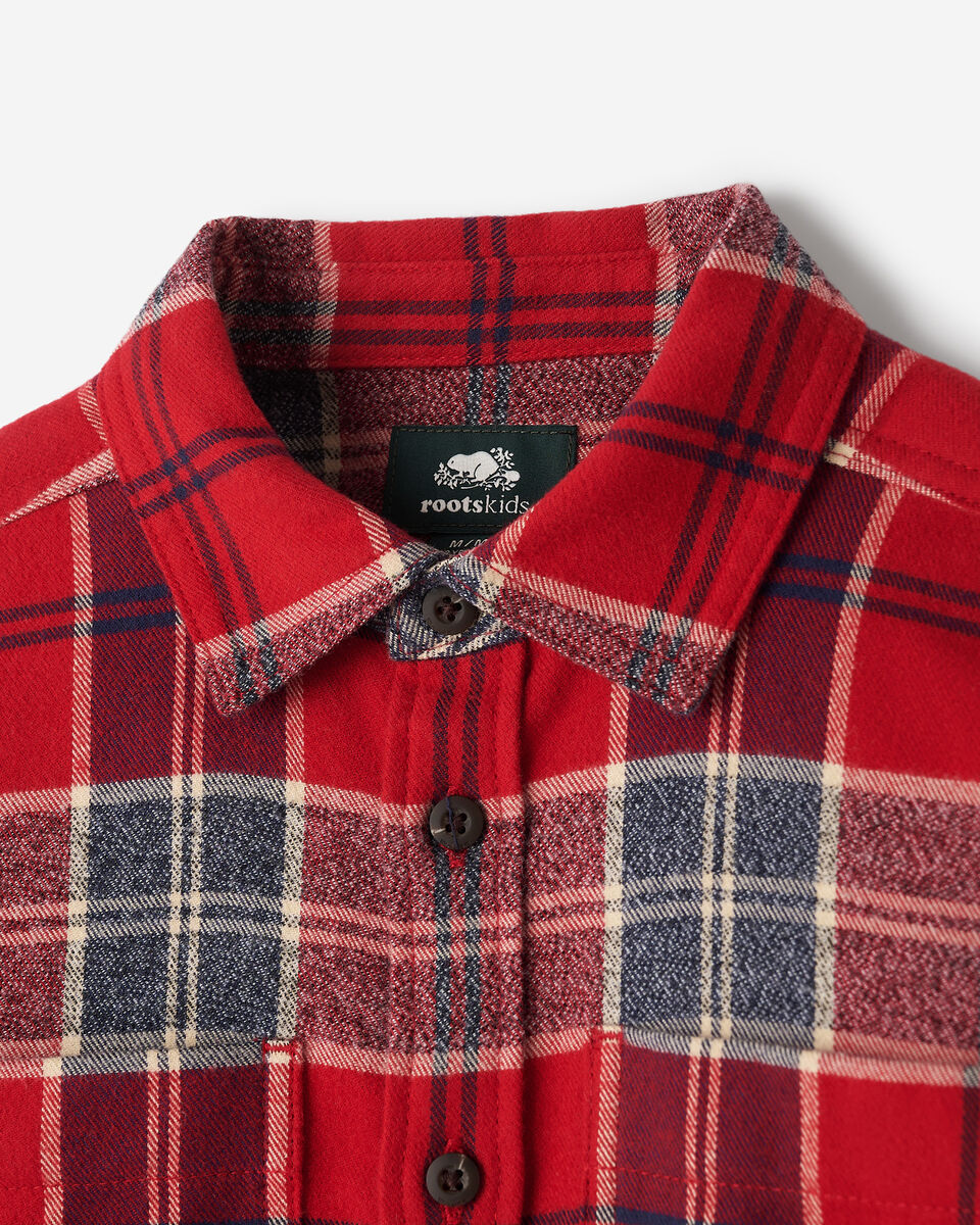 Kids Plaid Tidings Shirt