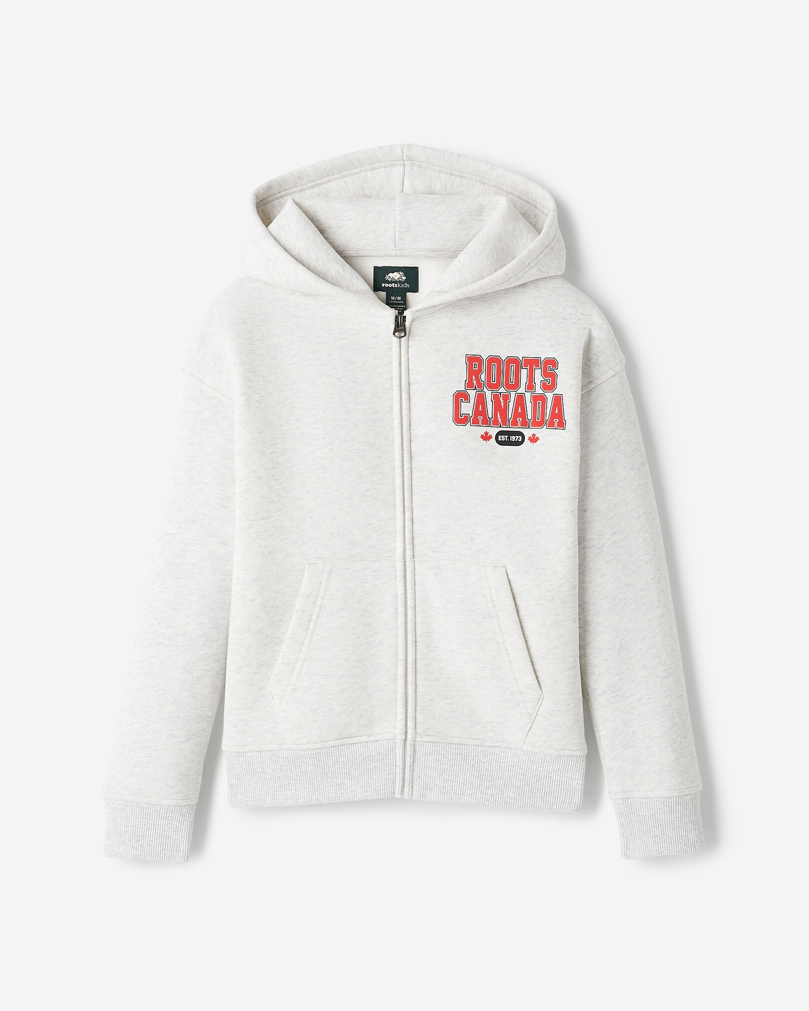Chandail à capuchon et glissière Racines nordiques pour enfants