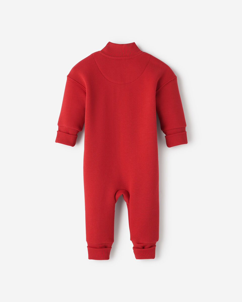 Barboteuse avec appliqué à carreaux pour bébés