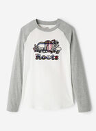 T-shirt manches longues à carreaux Inglenook pour femmes