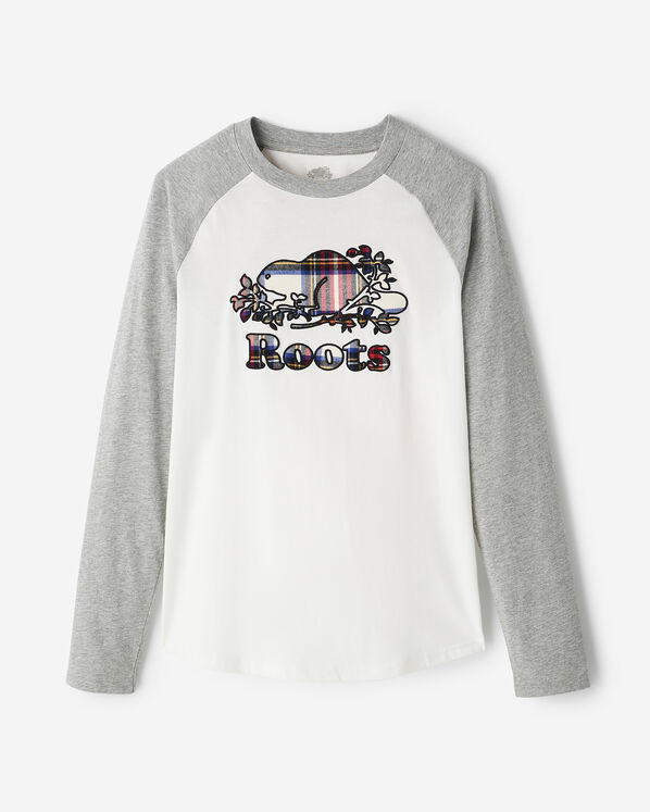 T-shirt manches longues à carreaux Inglenook pour femmes