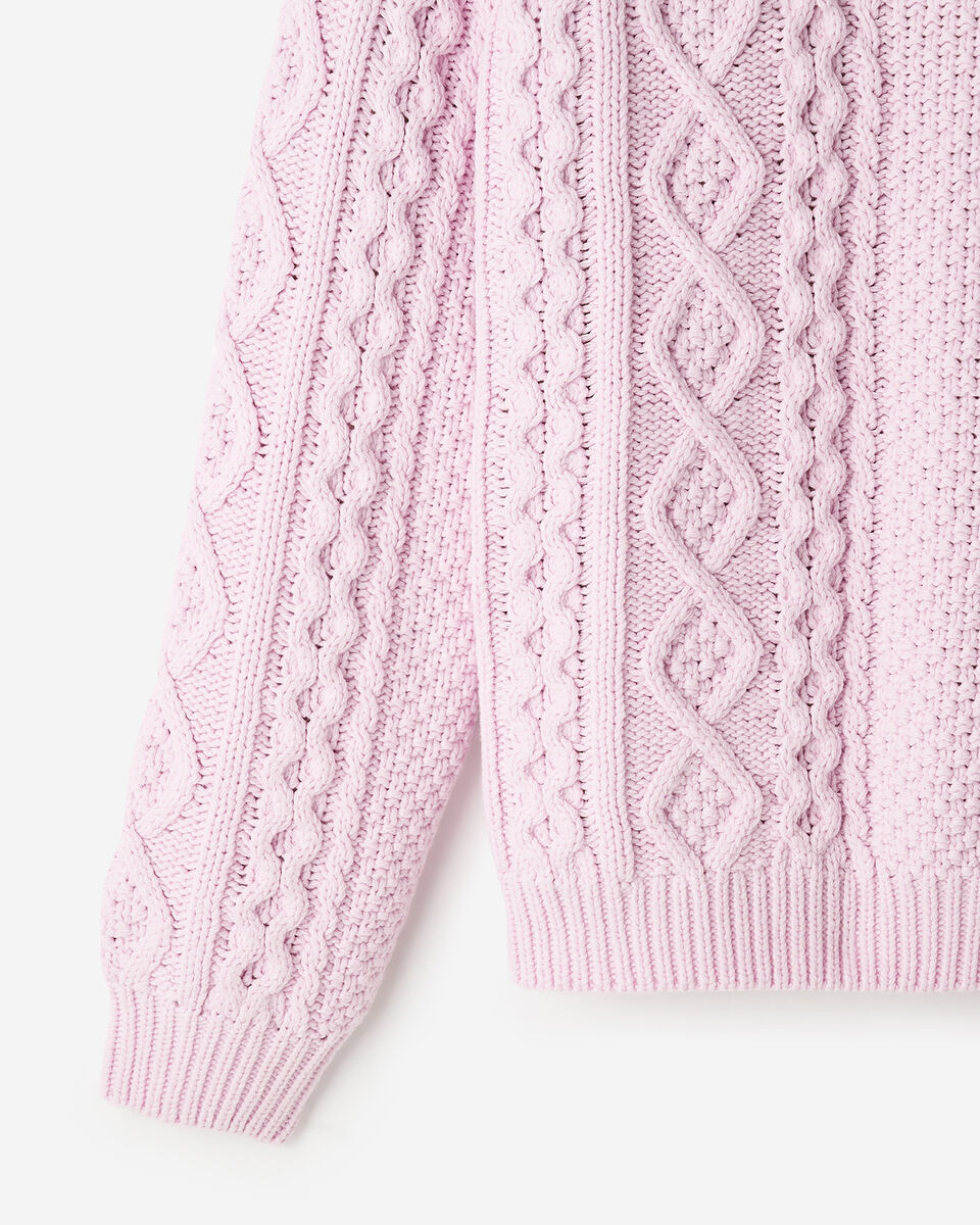 Cable Knit Crew Sweater