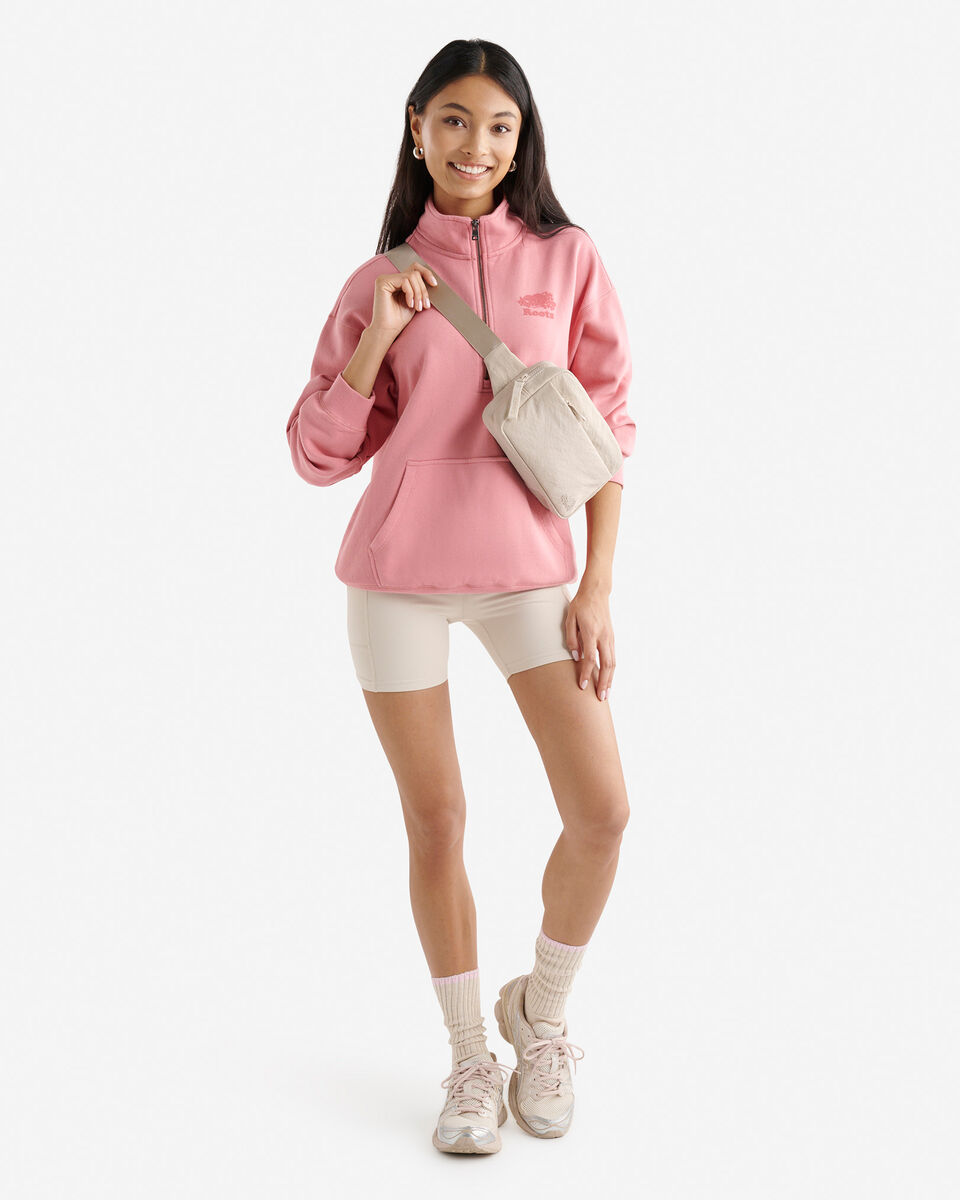 Organic Cooper Relaxed Half Zip Stein
