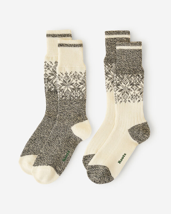 2 paires de chaussettes Elsa Roots pour adultes