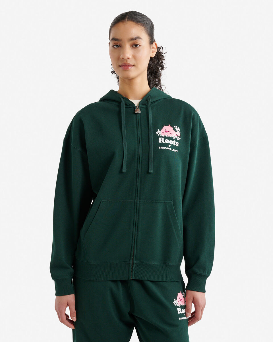 Roots X Zanmang Loopy Full Zip Hoodie