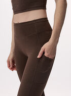 Legging sport &eacute;vas&eacute; en tricot