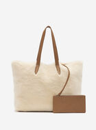 Shearling Carryall Tote