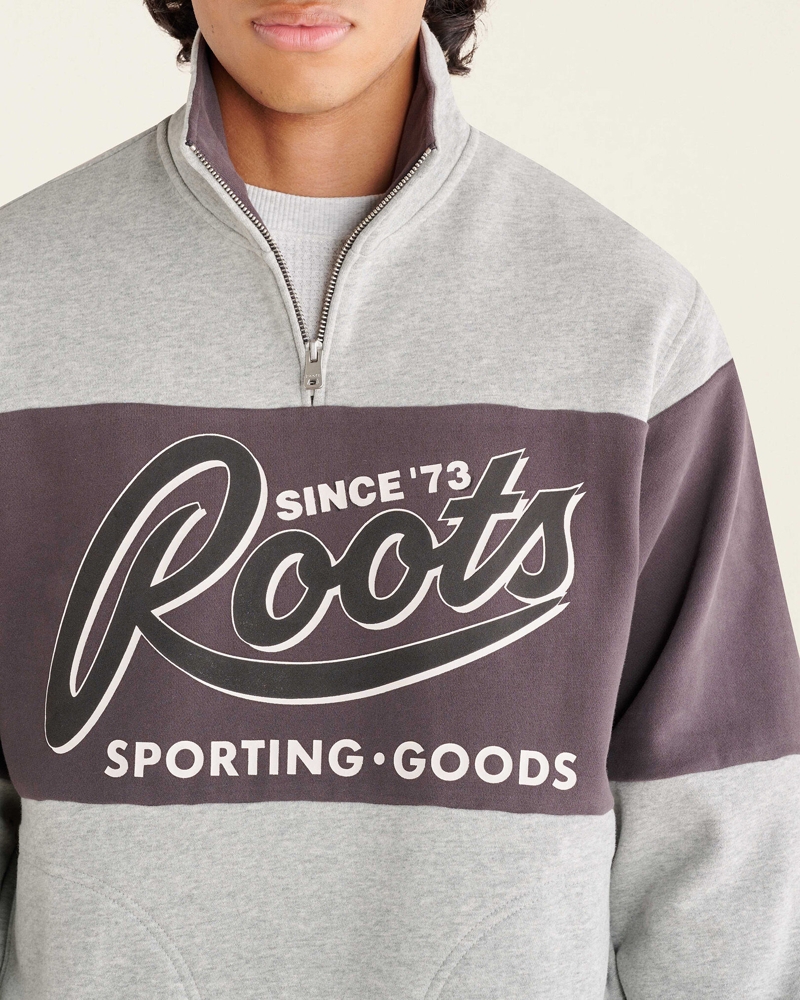 Half zip roots sweater outlet