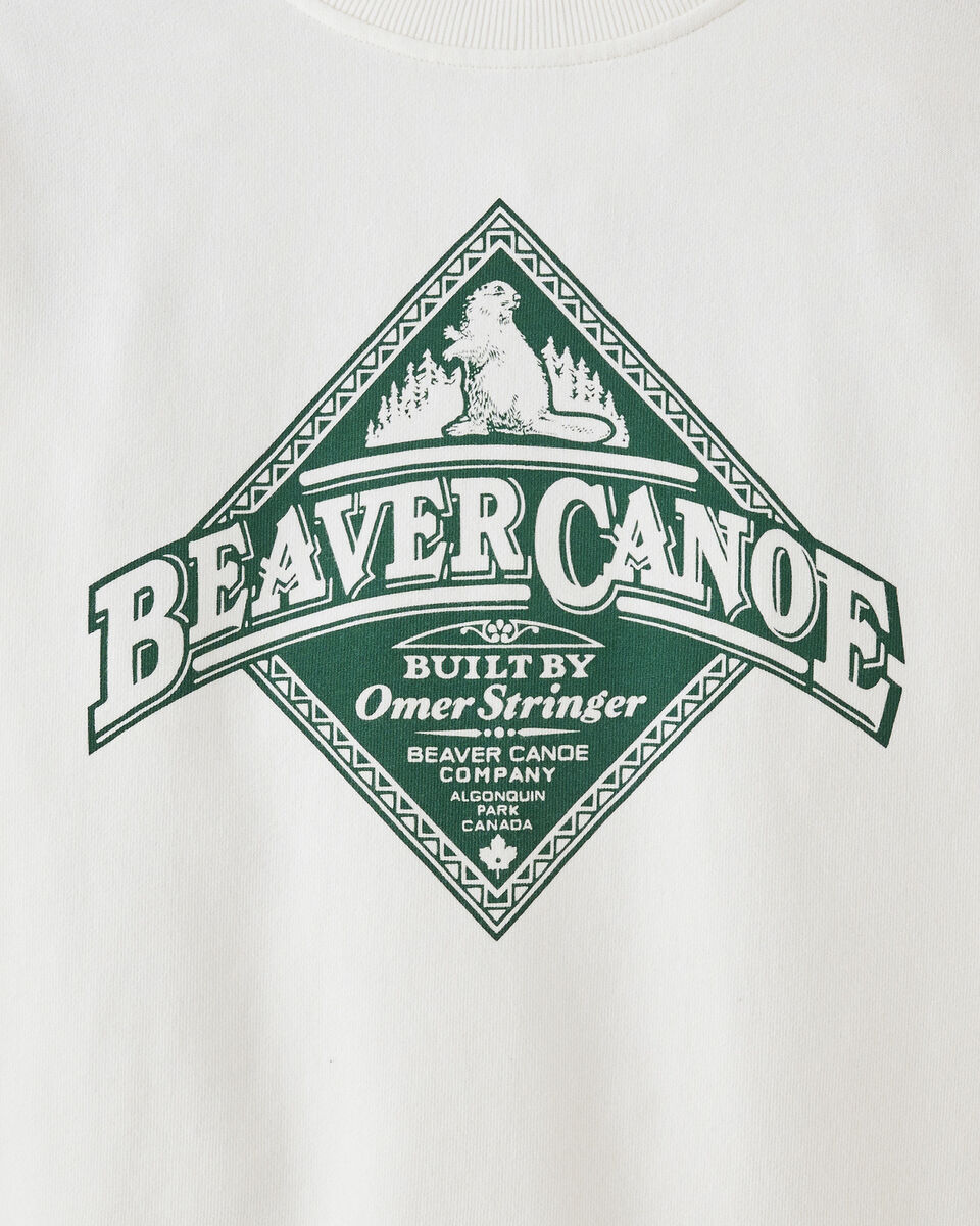 Kids Beaver Canoe Relaxed Crew Sweatshirt