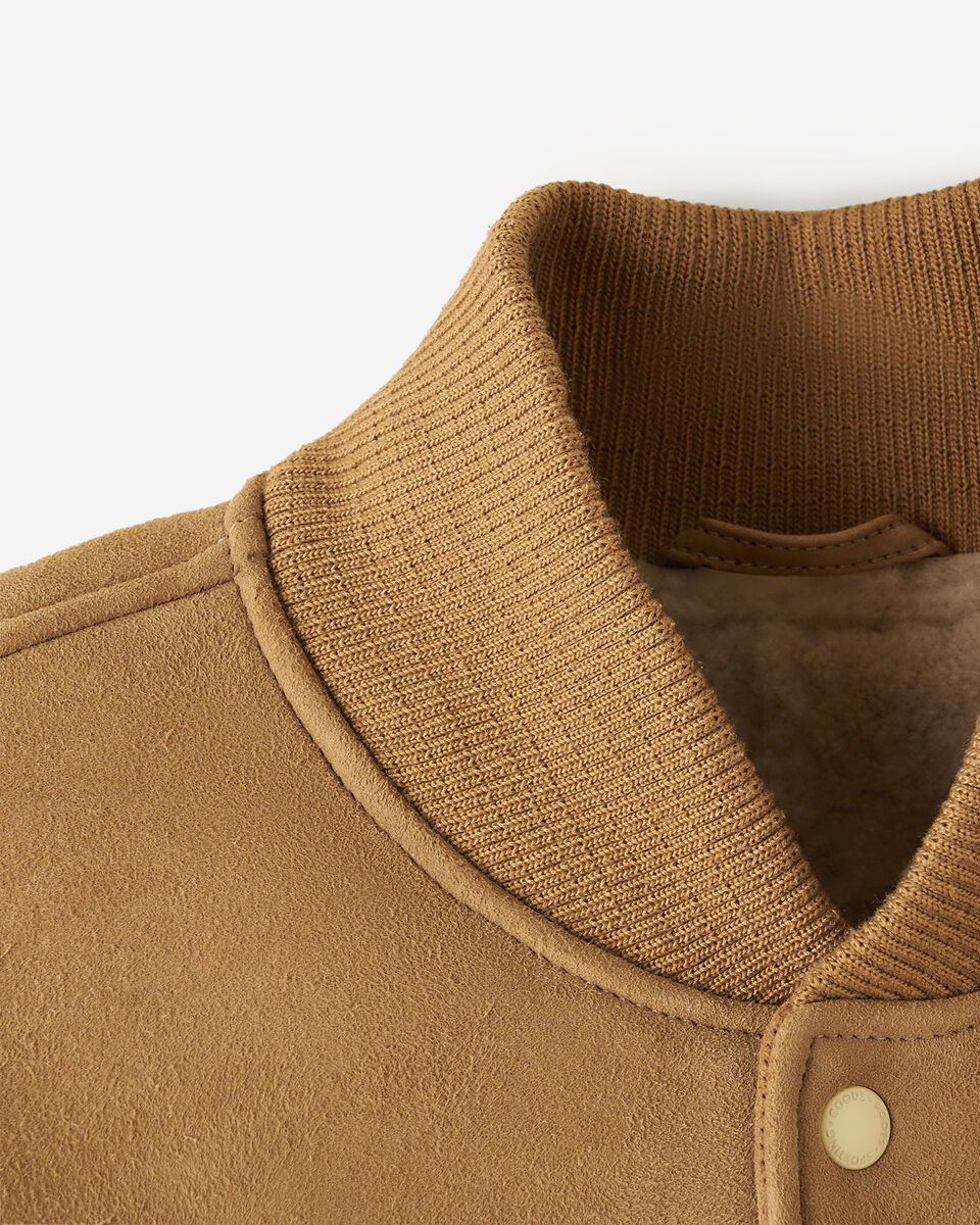 Blouson universitaire en mouton