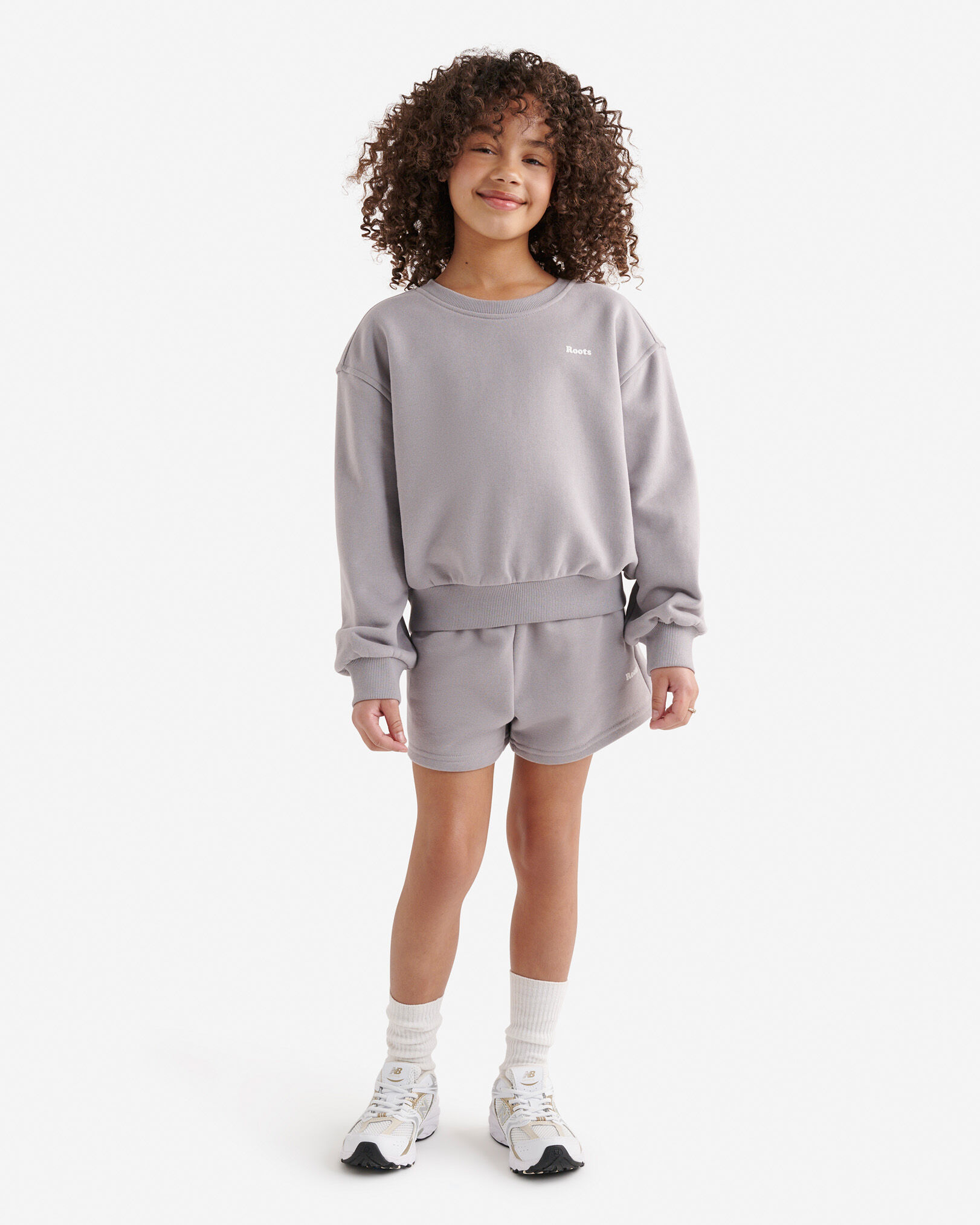 Girls Summer Cloud Bubble Crew Sweatshirt