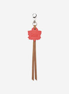 Porte-cl&eacute;s Feuille d&rsquo;&eacute;rable en cuir Tribe
