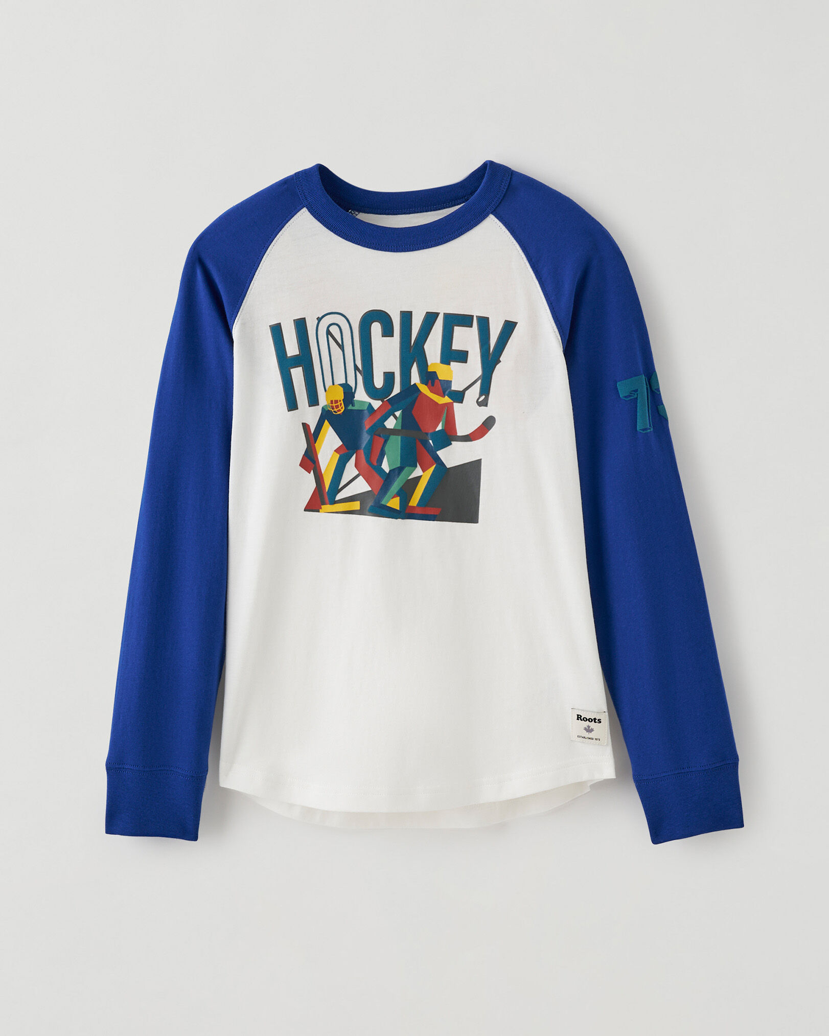 Kids Hockey Raglan T Shirt Graphic T Shirts Roots