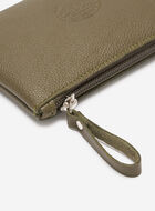 Pochette moyenne à glissière en cuir Cervino