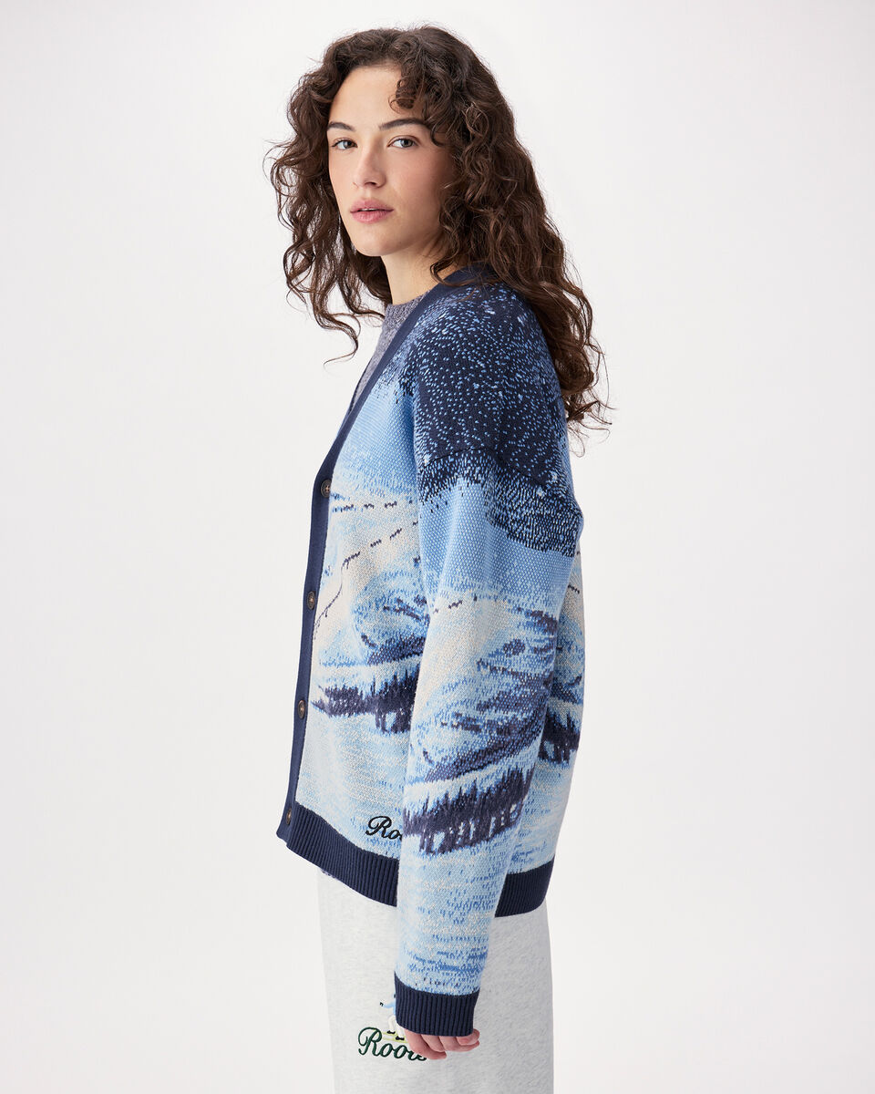 Landscape Intarsia Cardigan