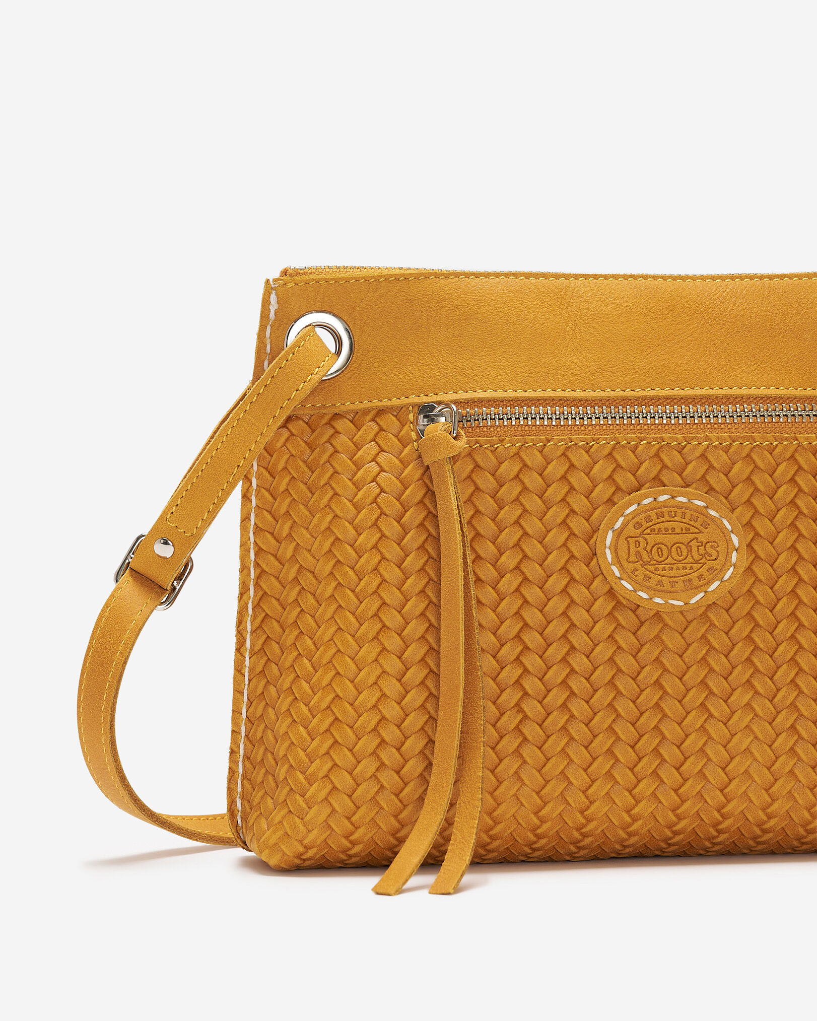 Sac Edie en cuir tressé