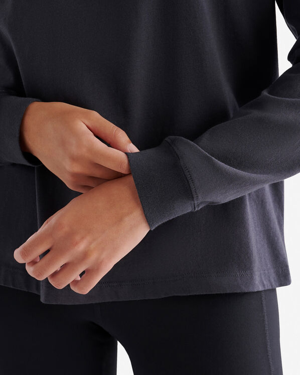 T-shirt à manches longues en coton bio Cooper pour femme