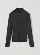 Fine Rib Turtleneck Top