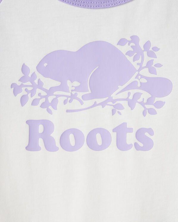 Baby Organic Cooper Baseball Short Sleeve Bodysuit