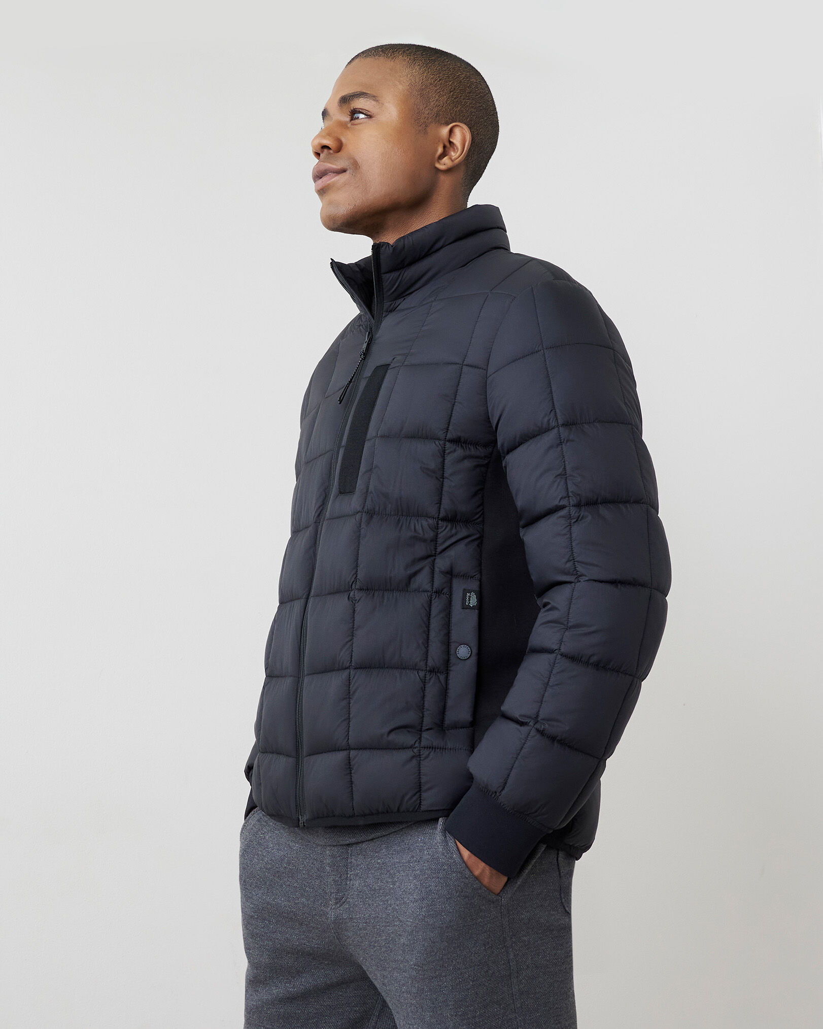 Quilted Hybrid Jacket Jackets Outerwear Roots