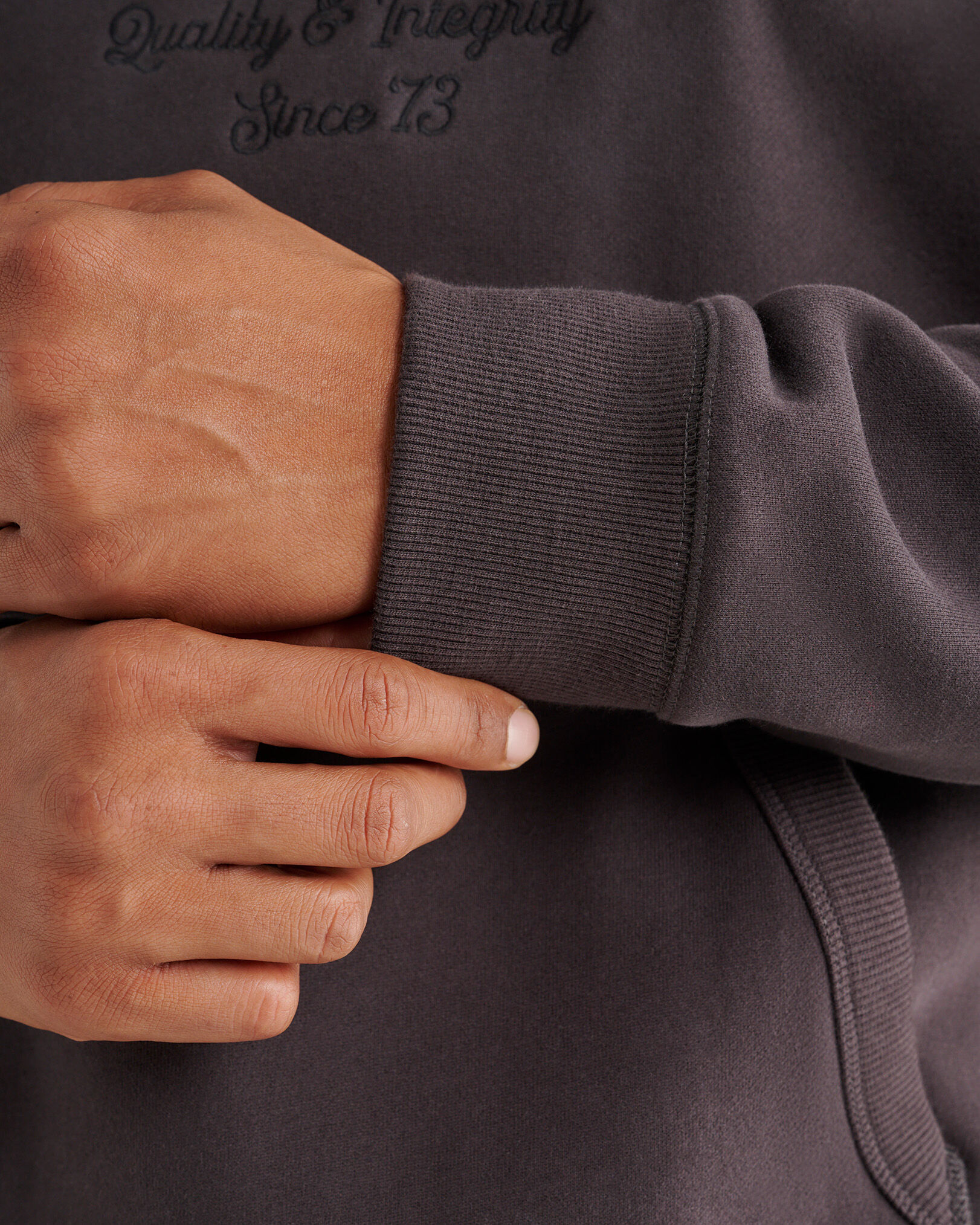 Plaid Applique Hoodie