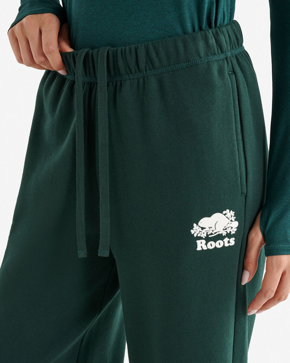 Pantalon à jambe large en molleton de coton bio Cooper