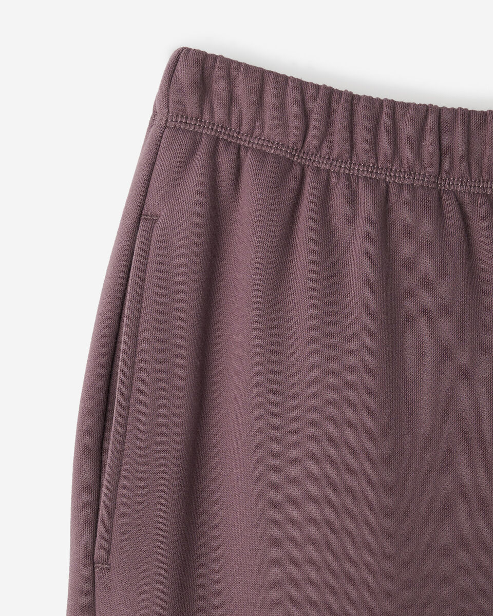 Pantalon &agrave; jambe large en molleton de coton bio Cooper
